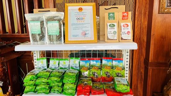 Tan Lap tea company's products in Moc Chau, Son La
